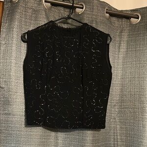 Black Sleeveless Top